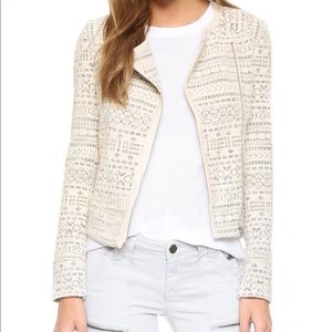 Joie Pattyn Jacquard jacket size medium